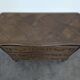 Louis XV style neo-rustic oak chest of drawers