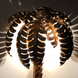 Wall lamp palm year 70's