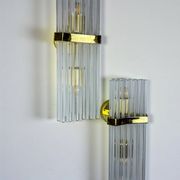 Paire de lampes murales de Sciolari pour Lightolier, vers les années 1970, Italie.