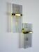 Pair of wall lights from Sciolari for Lightolier, circa 1970s, Italy
