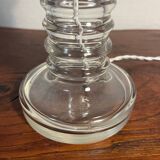 Clear glass lamp bulb