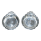 Pair of sterling silver biscuit dishes by Webster circa 1950.