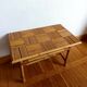 Bamboo coffee table in Audoux Minet vintage style from the 1960s.