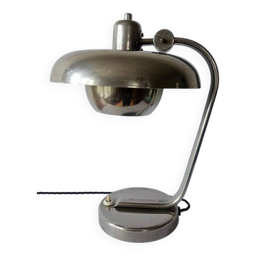Lampe de table en chrome Bauhaus rare, Franta Anyz, fonctionnaliste, Art Déco, années 1930