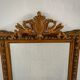 Mirror Napoleon III, gilded with pediment - 105x67cm