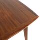 Table à manger rectangulaire extensible en teck - design néerlandais mid-century moderne
