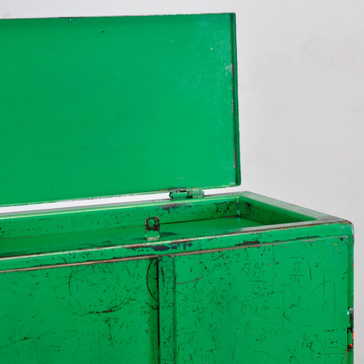 Industrial wrought iron cabinet, 1960s