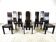Set of 8 dining chairs by Rob & Dries van den Berghe, 1980s