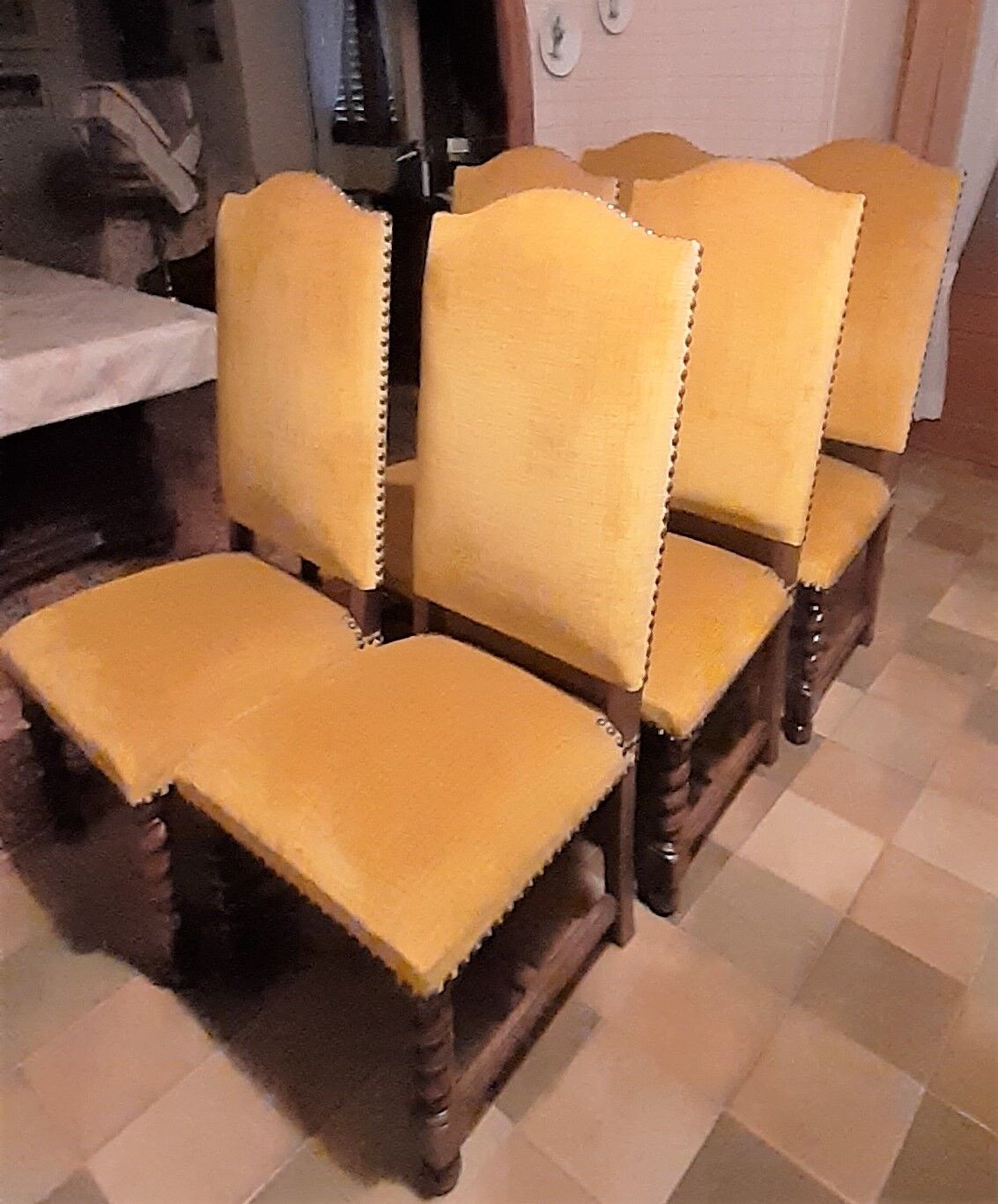 Louis XIII style chairs