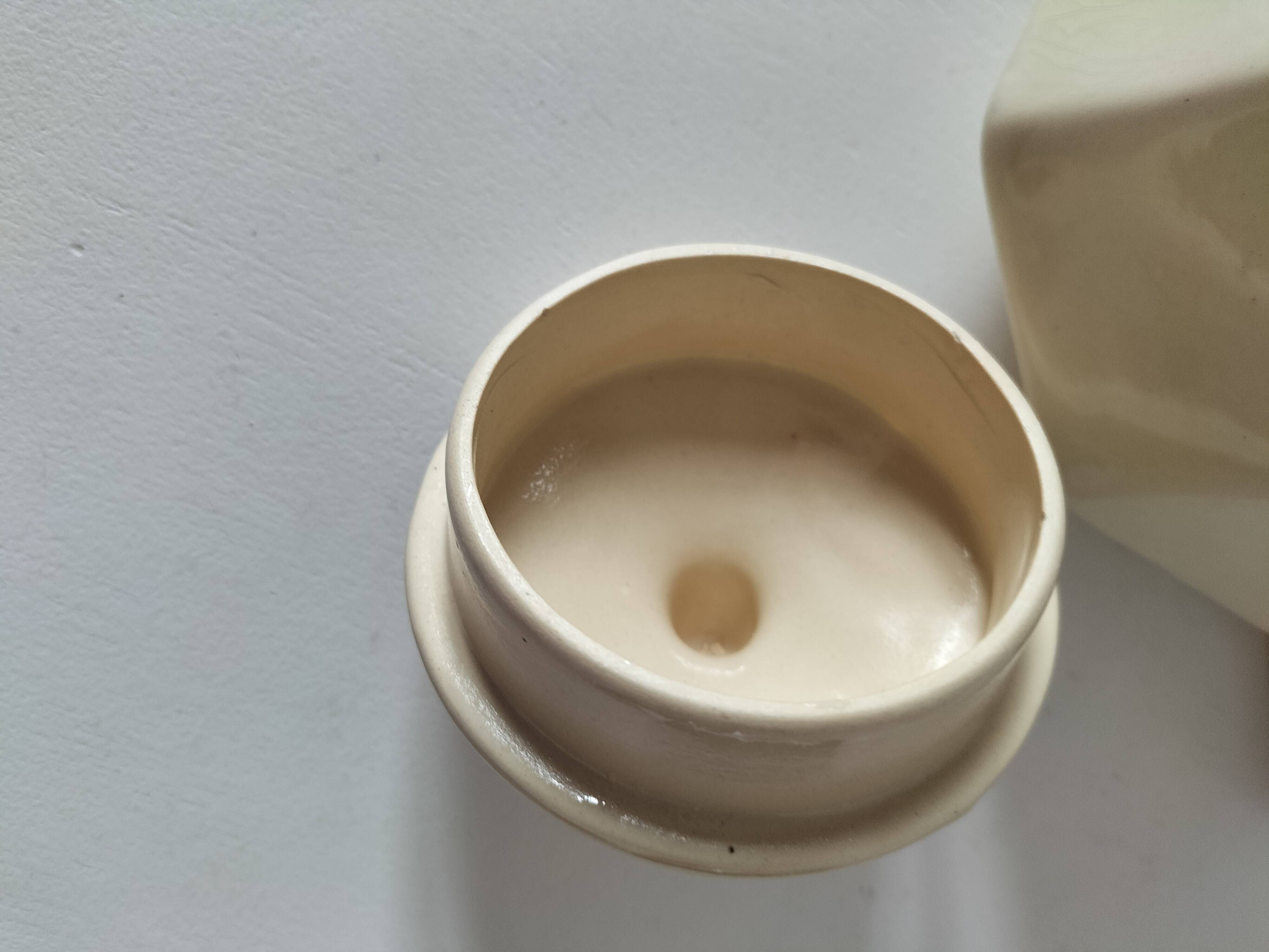 Jug Digoin Sarreguemines model 9225 – stylised floral decoration