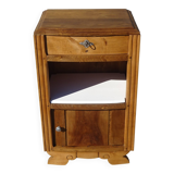 Restored Art Deco bedside table