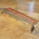 Vintage coat rack train luggage rack
