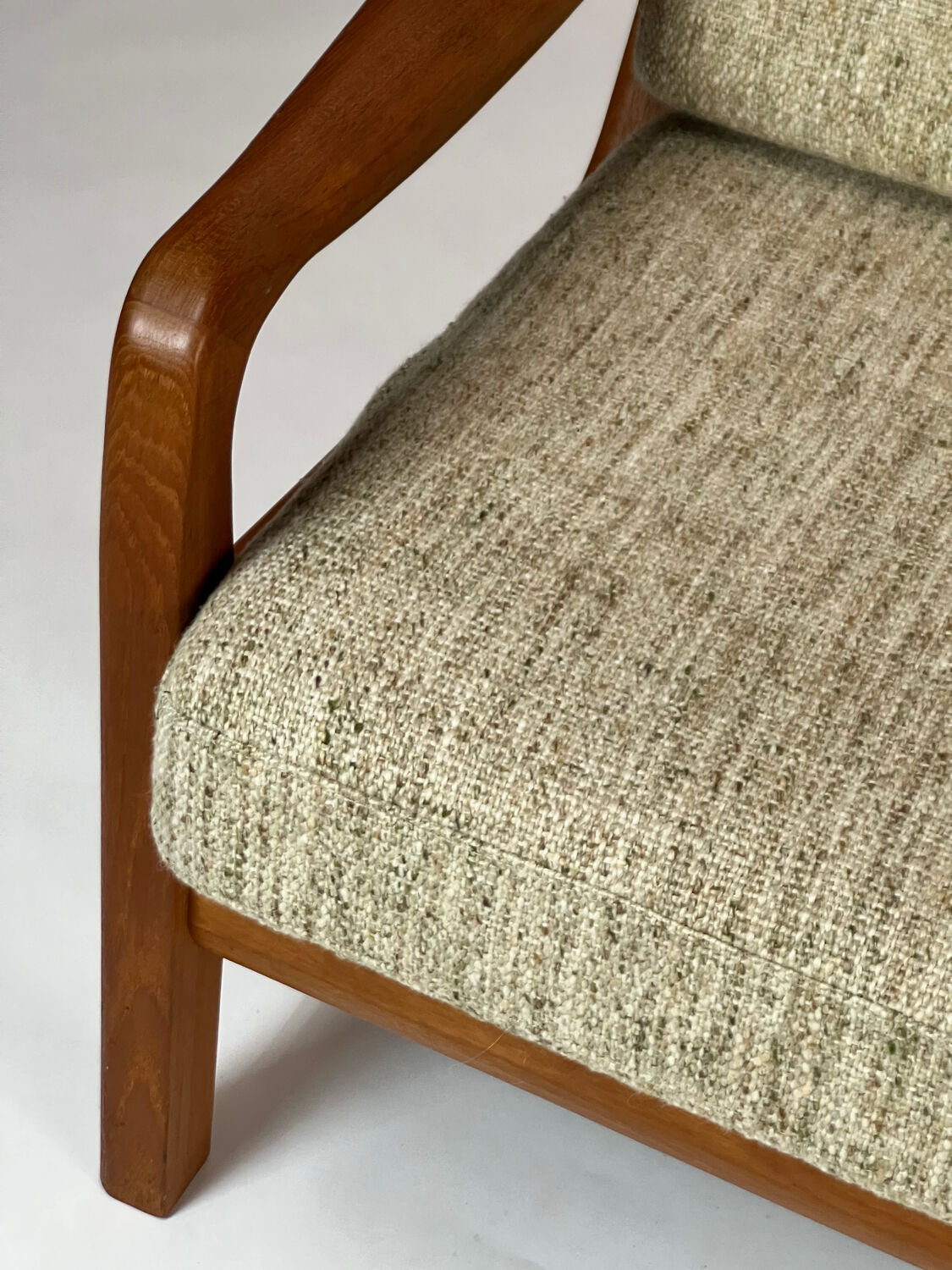 Canapé-lit en teck danois par Juul Kristensen, design vintage