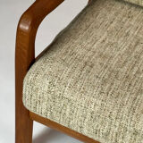 Canapé-lit en teck danois par Juul Kristensen, design vintage