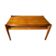 Table basse scandinave relevable extensible "smørrebrød" 1950-60