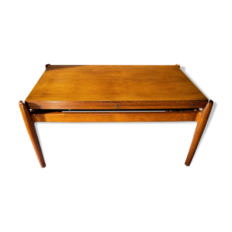 Scandinavian liftable coffee table, expandable "sm-rrebred" 1950-60