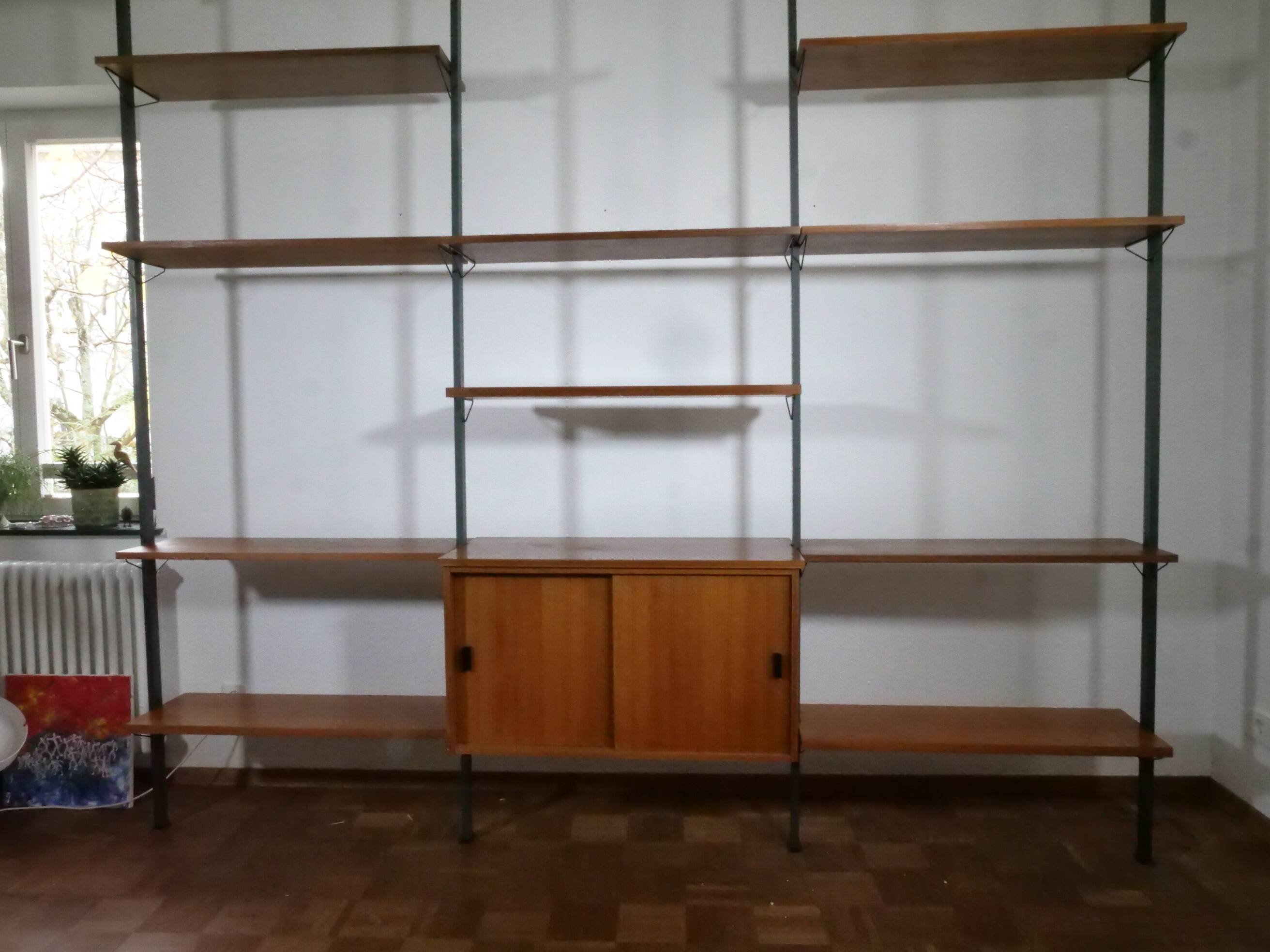 Mid-Century Teak Modular Shelf System by Olof Pira, Sweden, 1960s