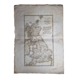 Map of Great Britain from the Atlas of the History of the Emperors of 1819, 48 x 34 cm