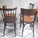 Set de 4 chaises bistrot dépareillées