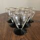 Suite de 6 verres Art Déco, années 30