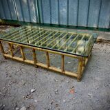 Table basse rotin
