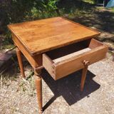 Louis Philippe style walnut side table