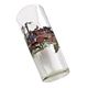 1950s Decorated glass equestrian sports steeplechase horse racing