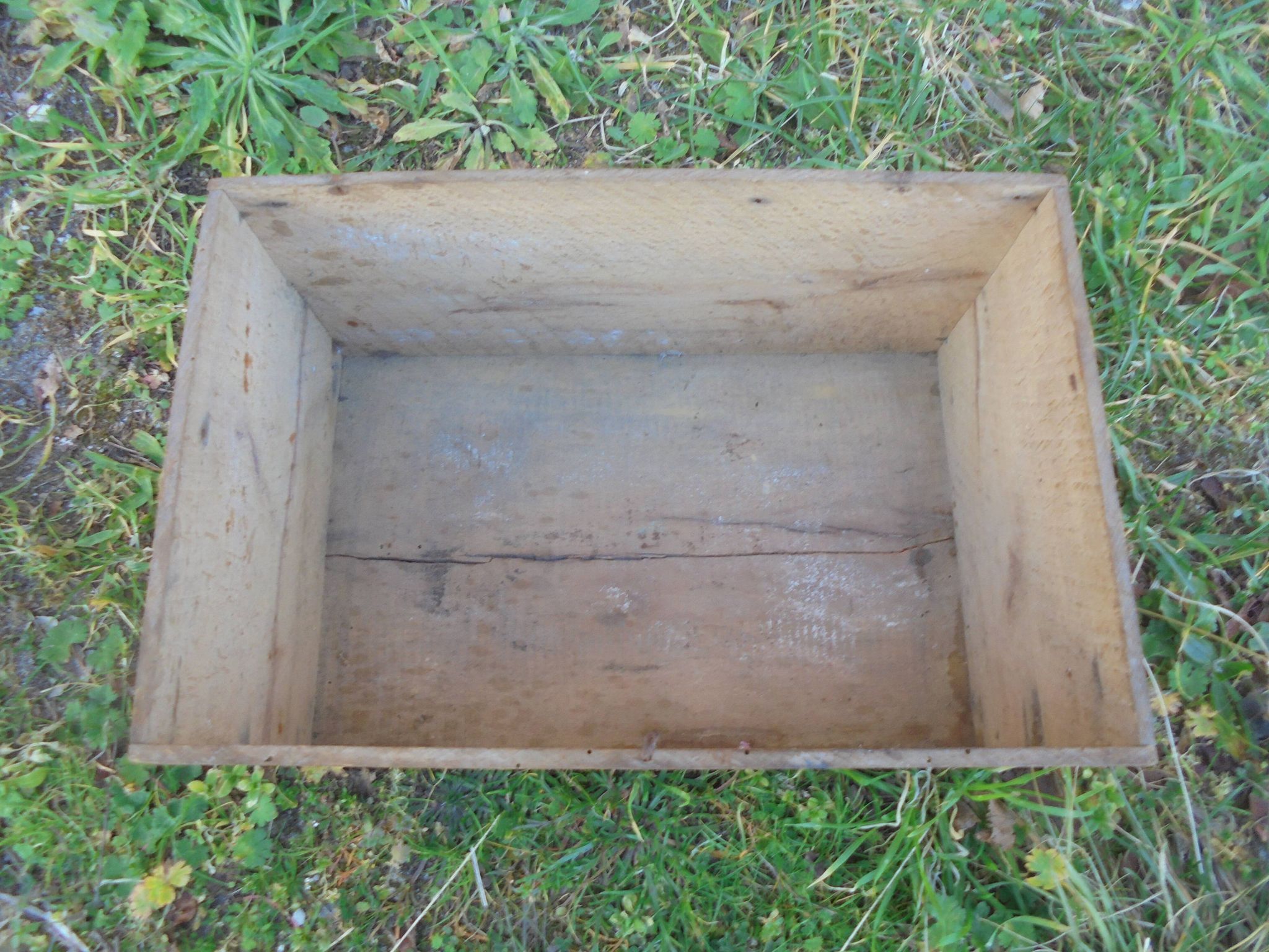 Caisse en bois savon au bois de panama mortier l'hoir