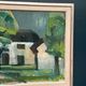 Original Swedish Oil On Canvas – “The White House” By Harry Wichmann – Signed – Vintage & Framed