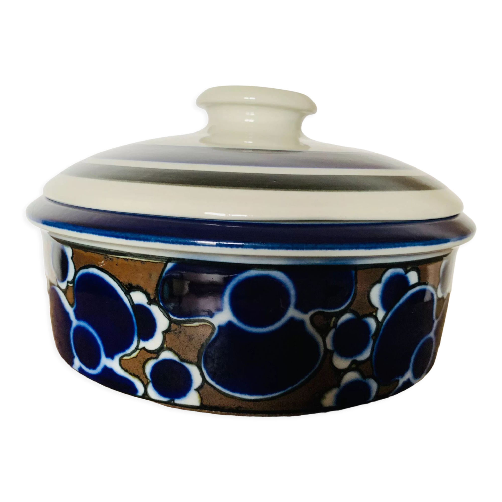 Bowl with lid, Saara model, by Anya Jaatinen Winqvist for Arabia