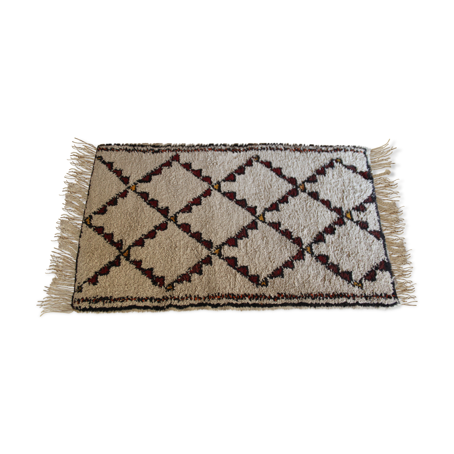 Former Berber carpet Beni Ouarain of the Moroccan Middle Atlas 135x81cm