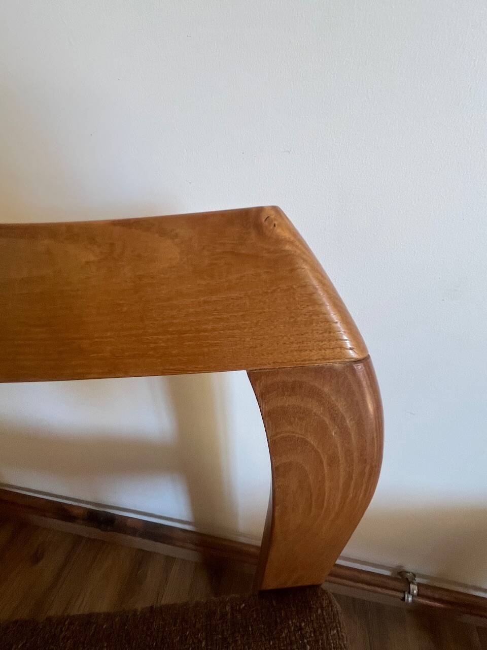 2 wooden chairs