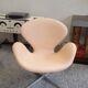 Arne Jacobsen natural leather swan chair by Fritz Hansen
