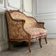 Louis XV Bench In Carved Beech And Moulded Corbeille File, 18th Century