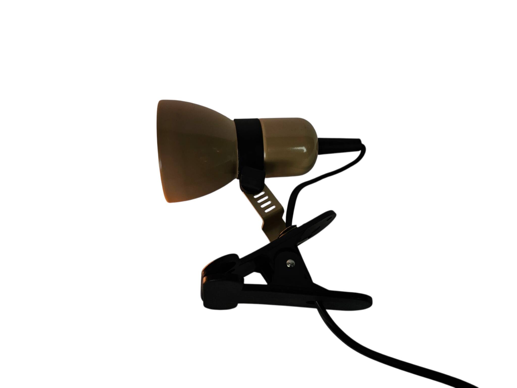 Herda Holland - clamp spotlight - metal - plastic - 80s