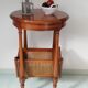 Healed Louis XVI with rattan magazine holder