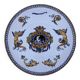 Decorative plate in Gien earthenware in Italian Renaissance style.