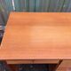 Bureau vintage en chêne à 5 tiroirs
