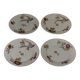 4 porcelain dessert plates - old - vintage