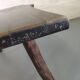 Brutalist coffee table solid oak