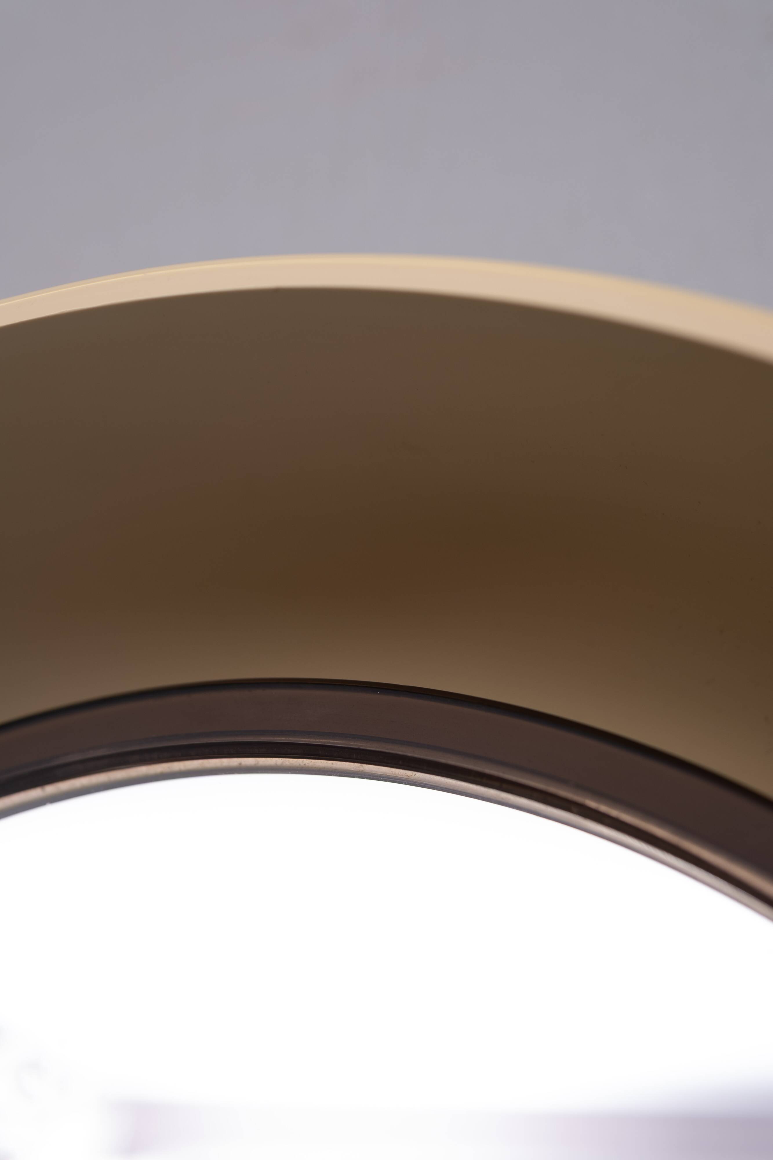 Miroir ovale pivotant Space Ace Allibert, années 1970