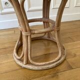 Rattan pouf