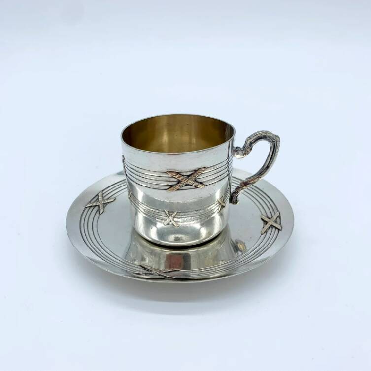 “Orbrille” coffee cup set, 1950s