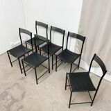 6 Italian chairs, 1980