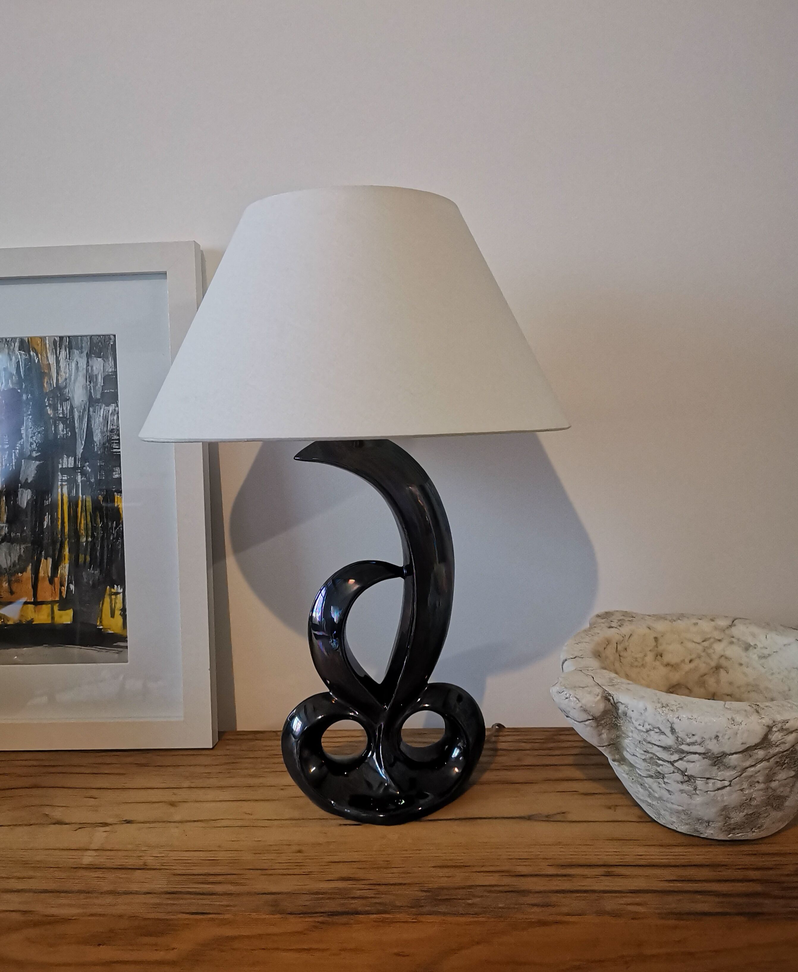 French table lamp 50s / collection / French ceramics / 50s / 1950s / vintage