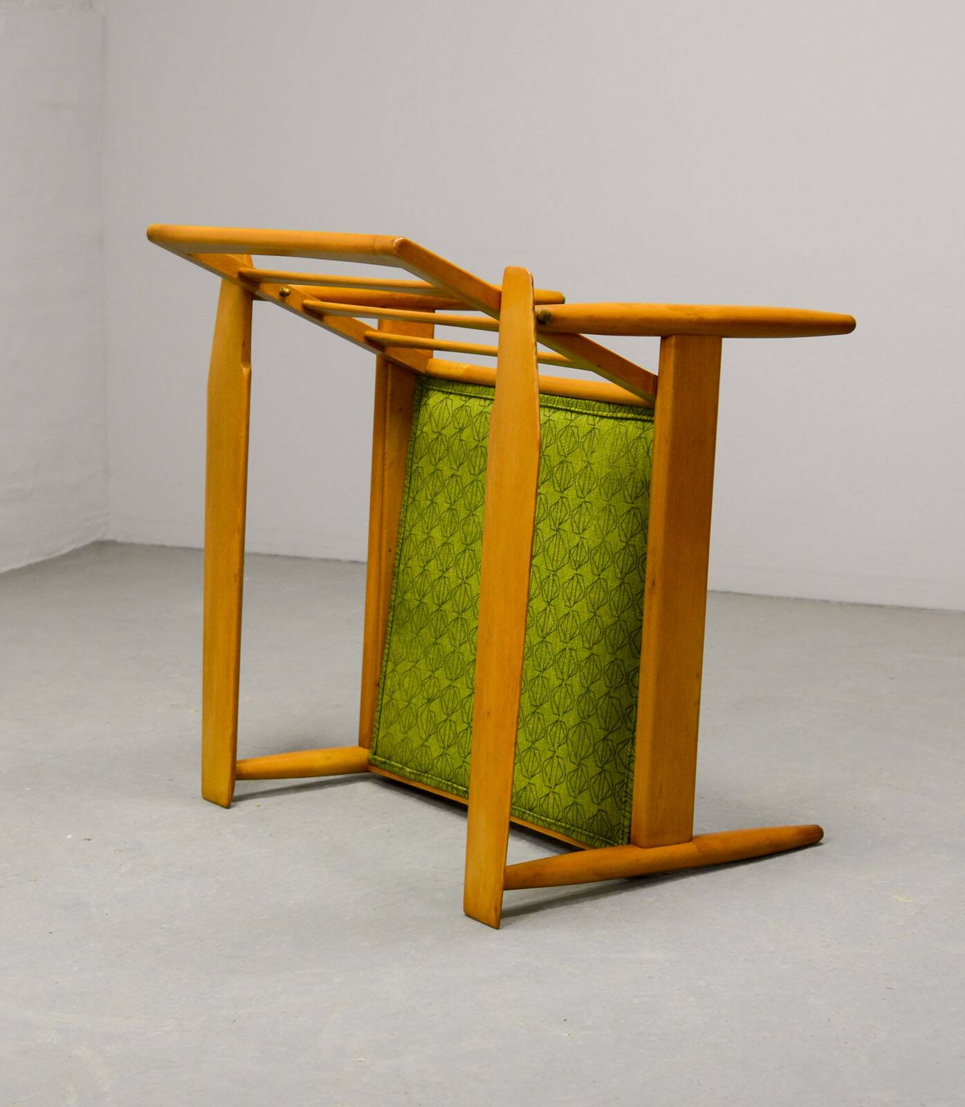 Pair of Beech Wood Ladder Lounge Chairs after Grete Jalk for France and Son