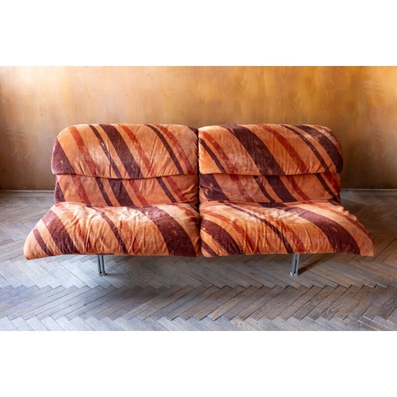 "Wave" canapé by Giovanni Offredi, Italy 1970s