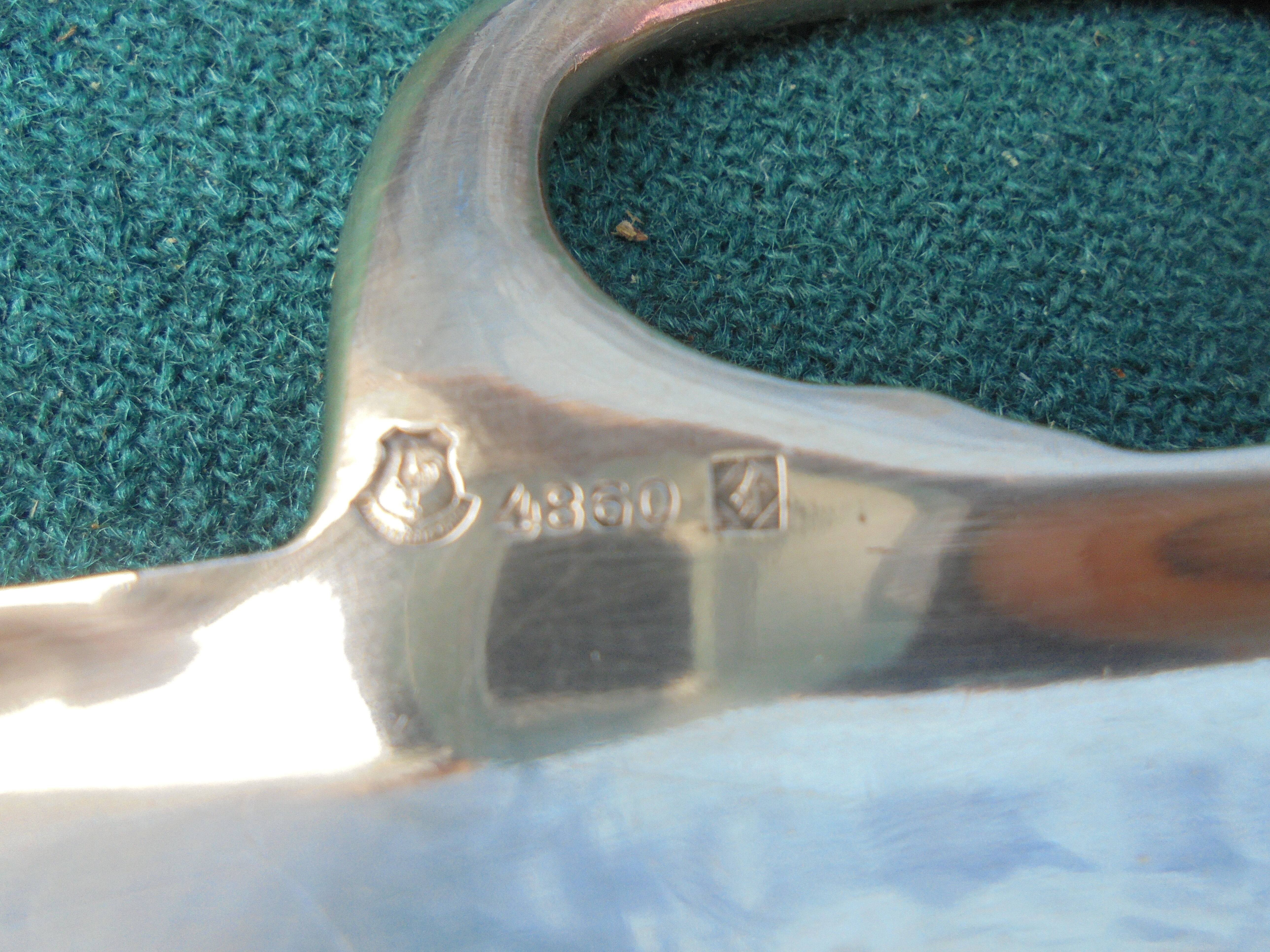 Gallia Christofle crumb tray and shovel