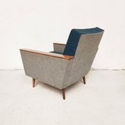 Paire de fauteuils bicolores, 1960