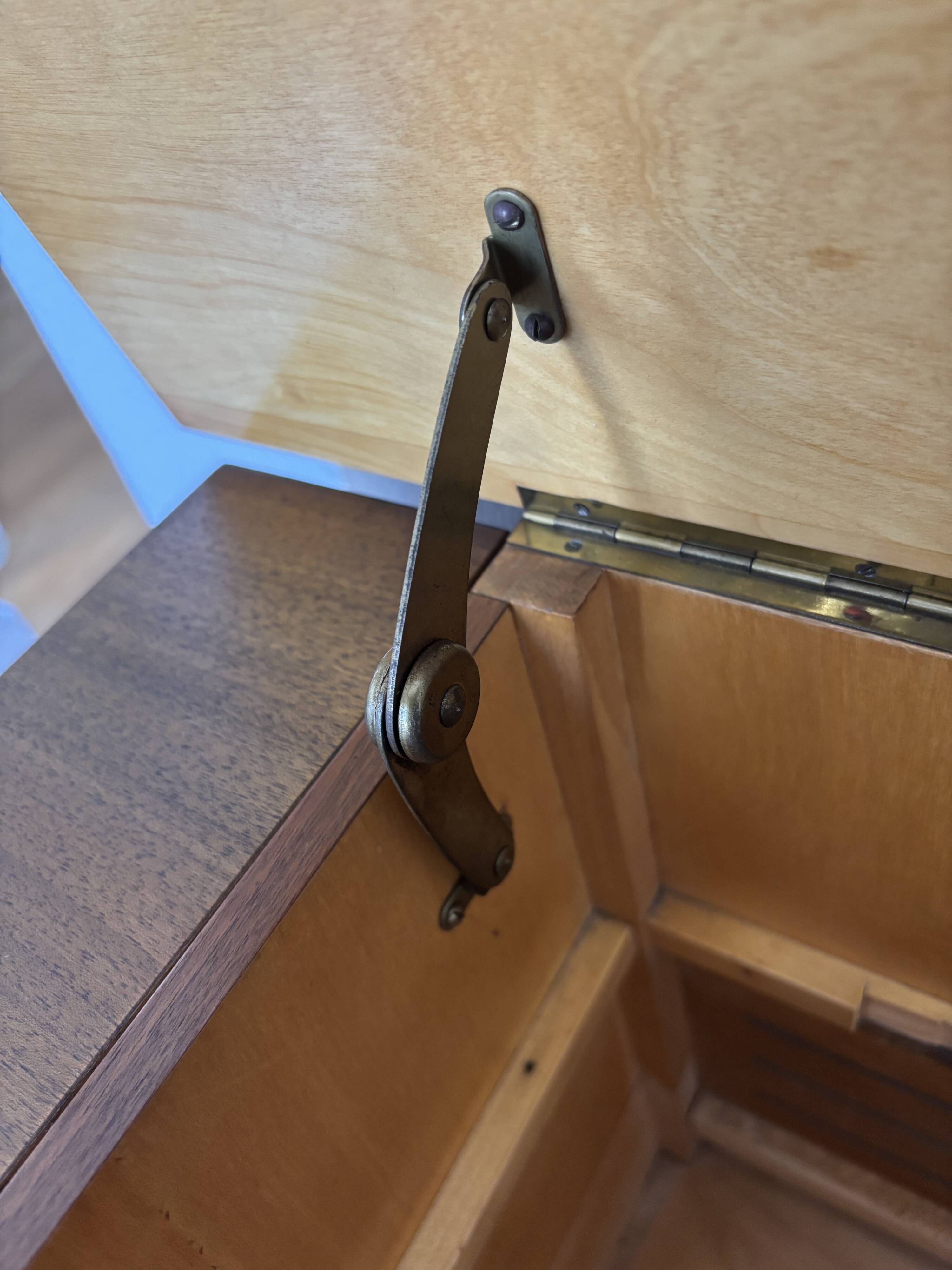 Vintage Schaub Lorenz Furniture Transformed into a Bar/Storage Unit